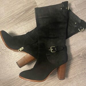 Coach Black Suede Women's Boots